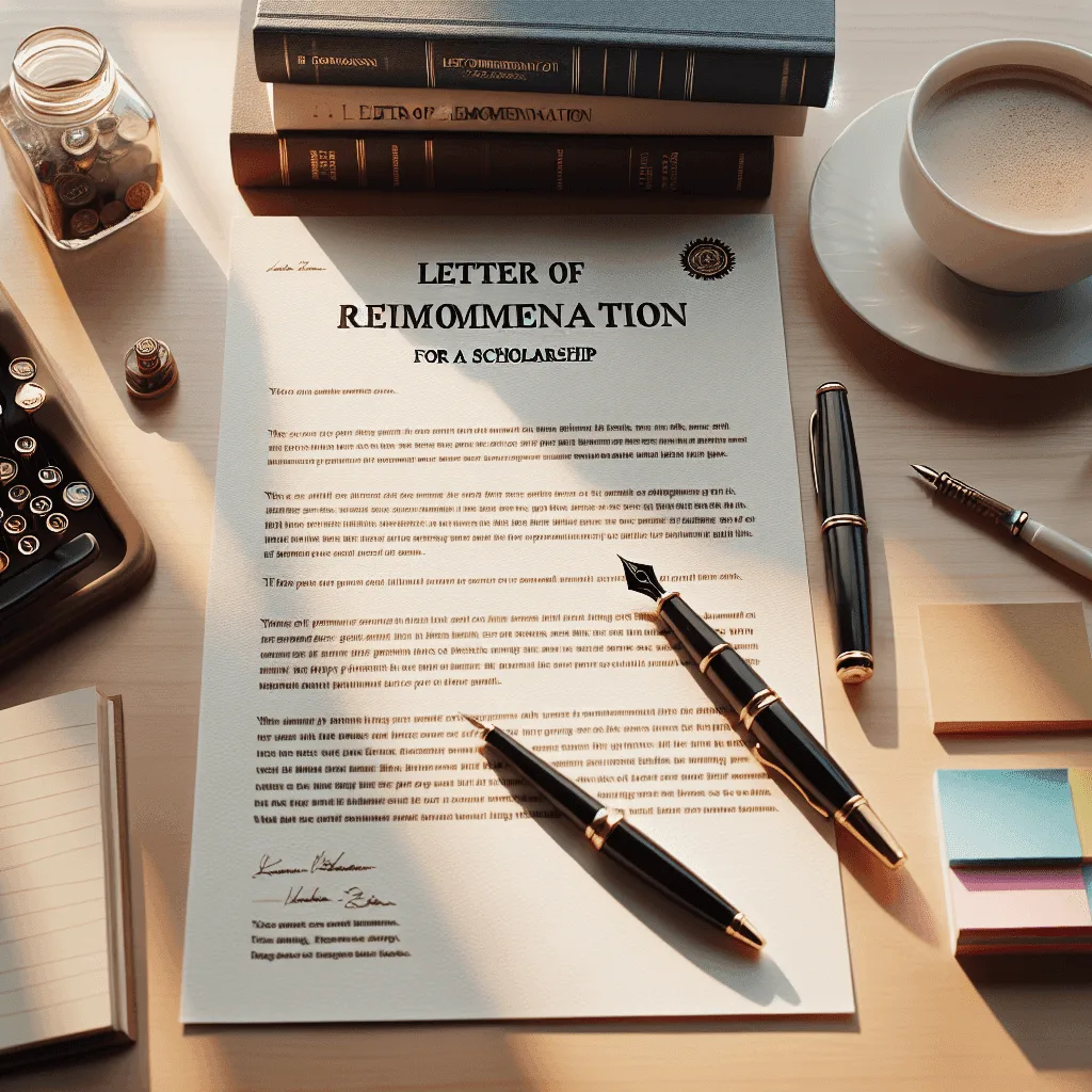 Sample Letter of Recommendation for Scholarship