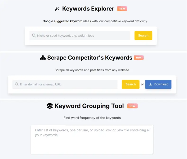 advanced SEO tools in Affpilot
