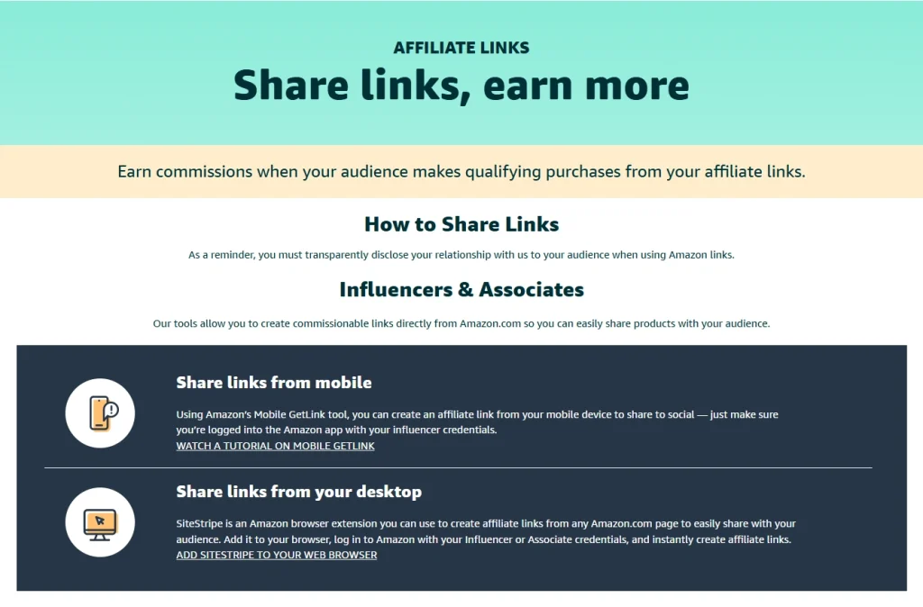 Generate Affiliate Links of Amazon