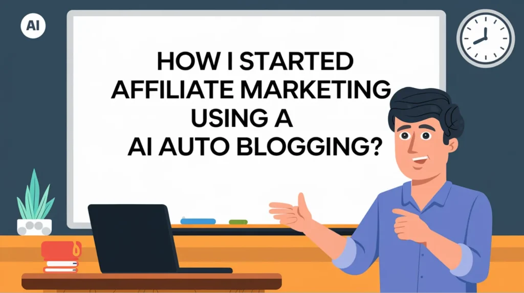 How I Started Affiliate Marketing Using AI Auto Blogging