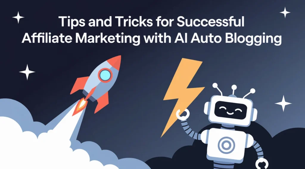 Tips and Tricks for Successful Affiliate Marketing with AI Auto Blogging