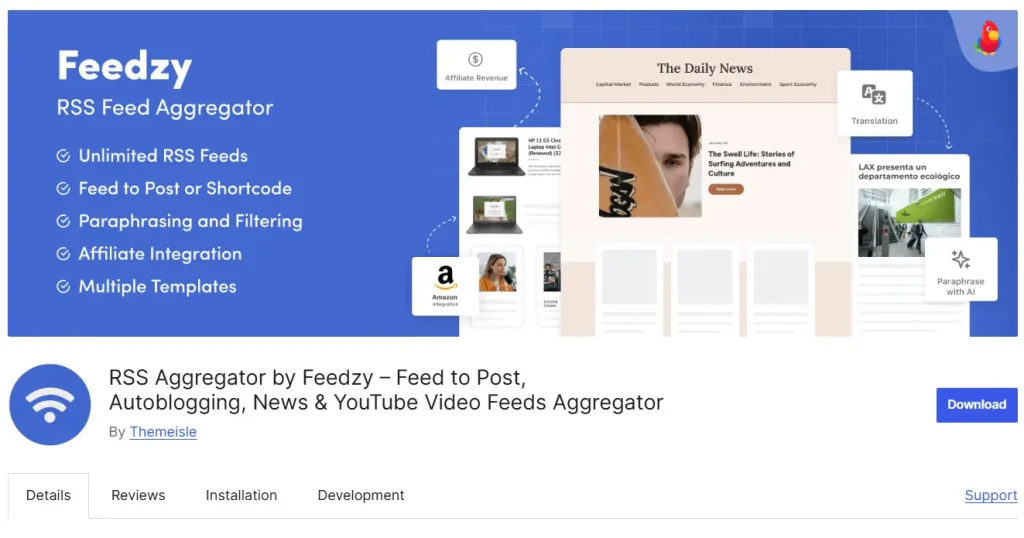 Feedzy RSS Feeds