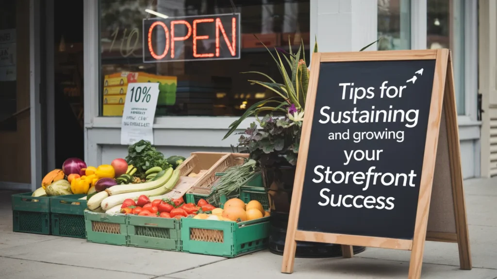 Tips for Sustaining and Growing Your Storefront Success