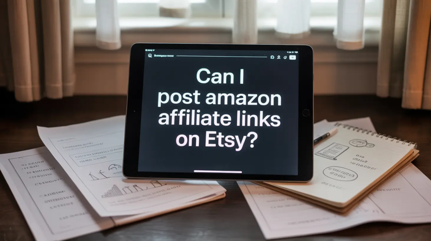 Can I Post Amazon Affiliate Links on Etsy