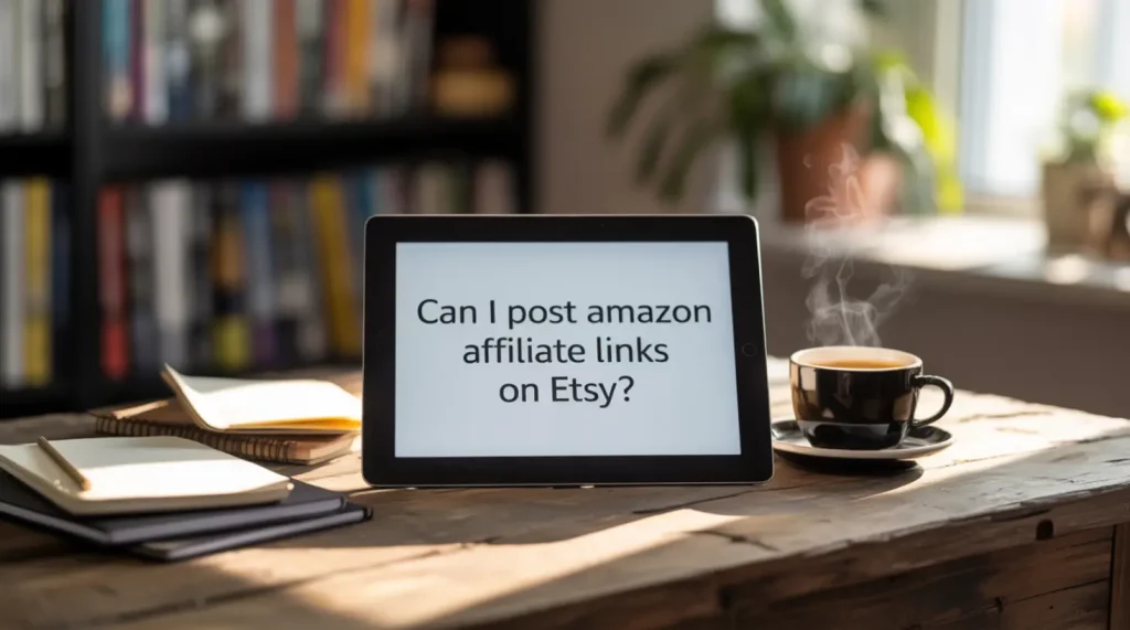 Can I Post Amazon Affiliate Links on Etsy
