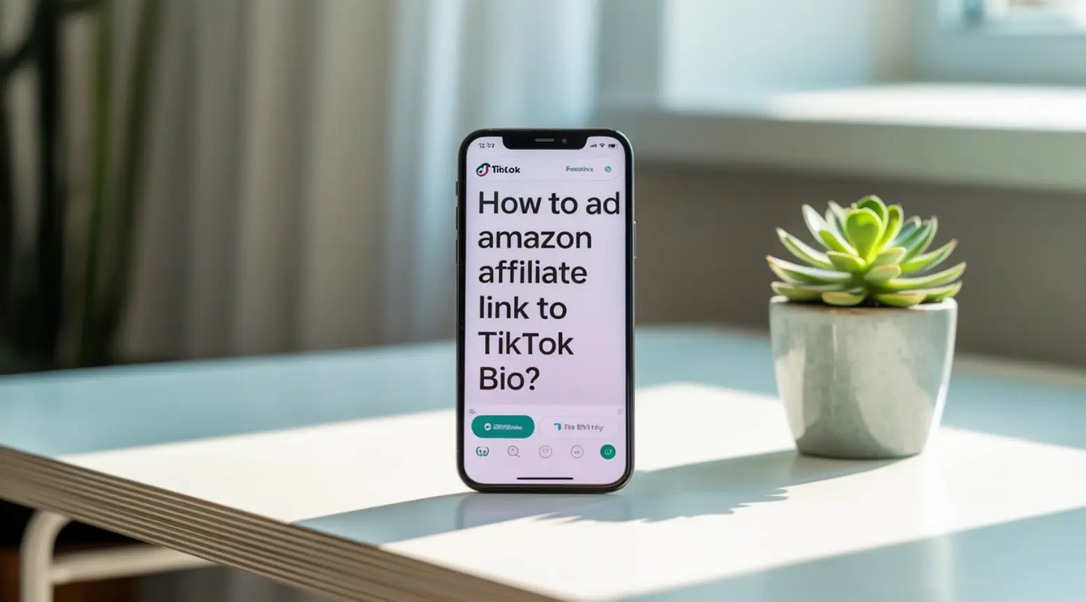 How To Add Amazon Affiliate Link To Tiktok Bio