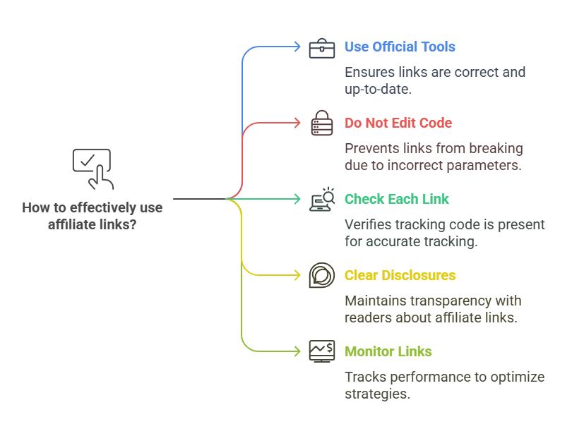 Best Practices for Using Affiliate Links