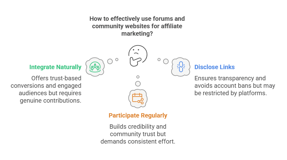 Forum and Community Websites for affiliate