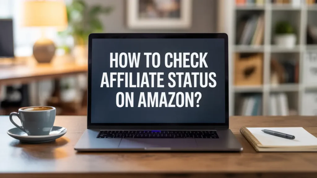 How To Check Affiliate Status On Amazon