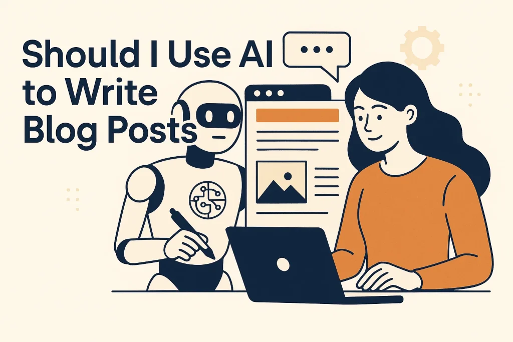 should i use ai to write blog posts